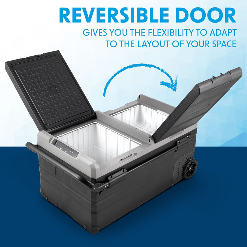 Dellonda Portable Fridge Freezer/Cool Box with LED Display 95L DL128 Dellonda - Dynamic Drive
