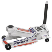 Sealey Low Profile Long Reach Trolley Jack with Rocket Lift 3 Tonne 3000SER Sealey - Dynamic Drive