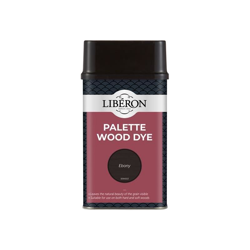 Liberon Palette Wood Dye Ebony 500ml Liberon - Dynamic Drive