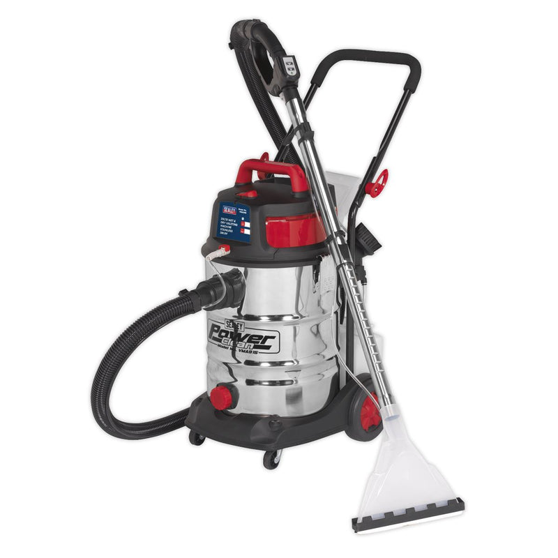 Sealey Valet Machine Wet & Dry 30L Stainless Drum VMA915 Sealey - Dynamic Drive