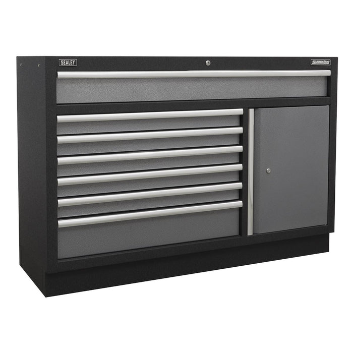Sealey Superline Pro 2.04m Storage System Stainless Steel Worktop Sealey - Dynamic Drive