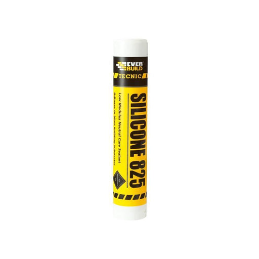 Everbuild Sika Tecnic Silicone 825 Portland Stone 380ml Everbuild Sika - Dynamic Drive