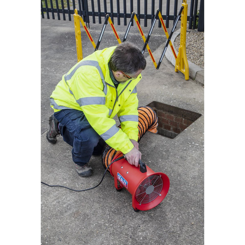 Sealey Portable Ventilator200mm with 5m Ducting VEN200 Sealey - Dynamic Drive