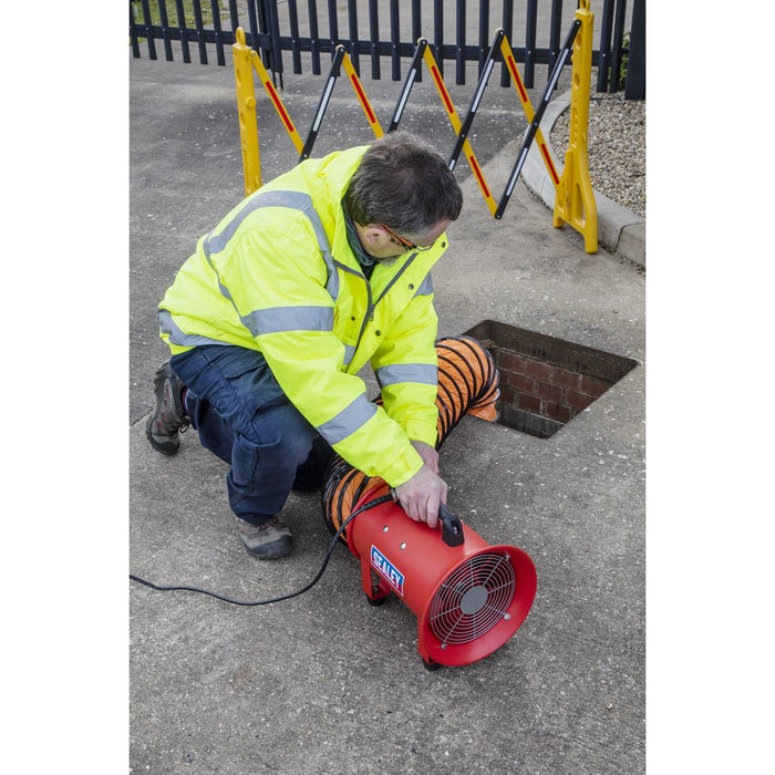 Sealey Portable Ventilator200mm with 5m Ducting VEN200 Sealey - Dynamic Drive