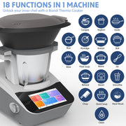 Baridi 18-Function Smart Thermo-Cooker with 7" Touchscreen & App-Guided Recipes Baridi  - Dynamic Drive