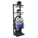 Sealey Motorcycle Helmet & Gear Tidy, Freestanding MS081FS Sealey - Dynamic Drive