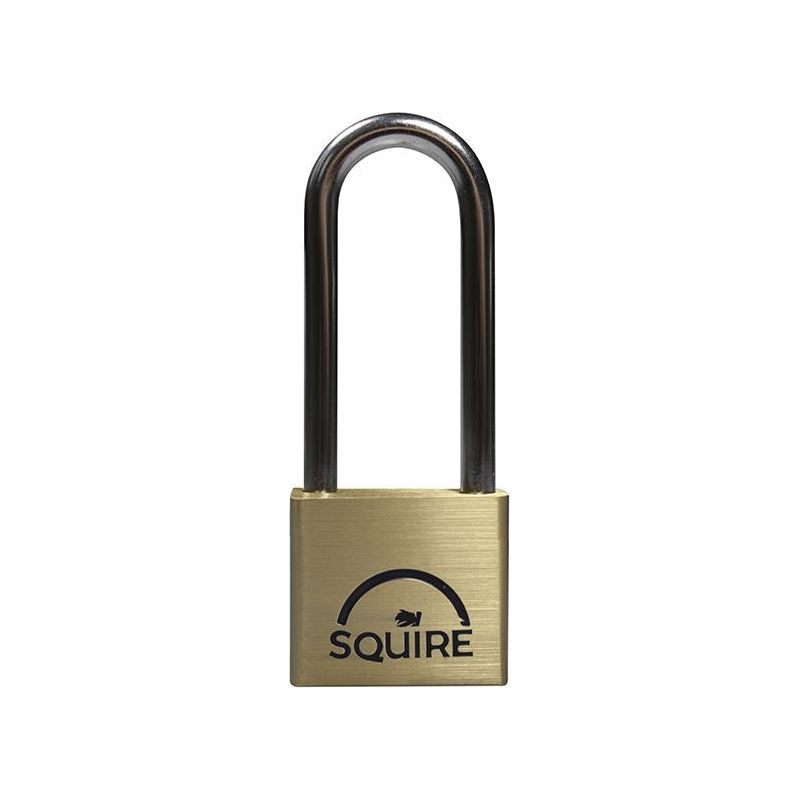 Squire LN4LS Lion Brass Padlock 5-Pin 40mm - 65mm Long Shackle Squire - Dynamic Drive