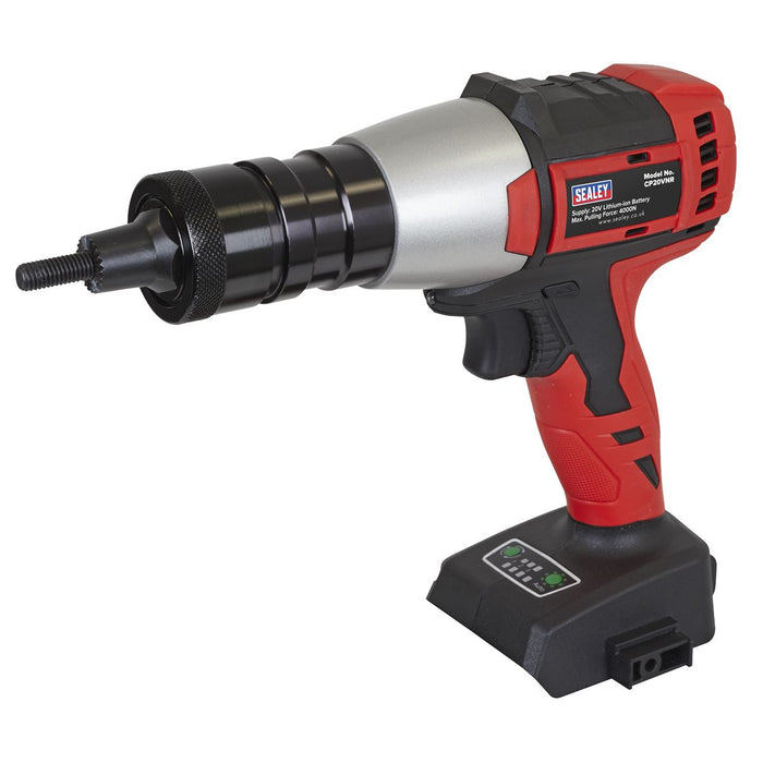 Sealey SV20 Series Brushless Cordless Nut Riveter 20 V - Body Only CP20VNR Sealey - Dynamic Drive