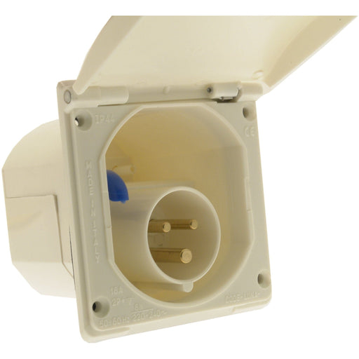 W4 Mains Inlet Square White 20013 W4 - Dynamic Drive