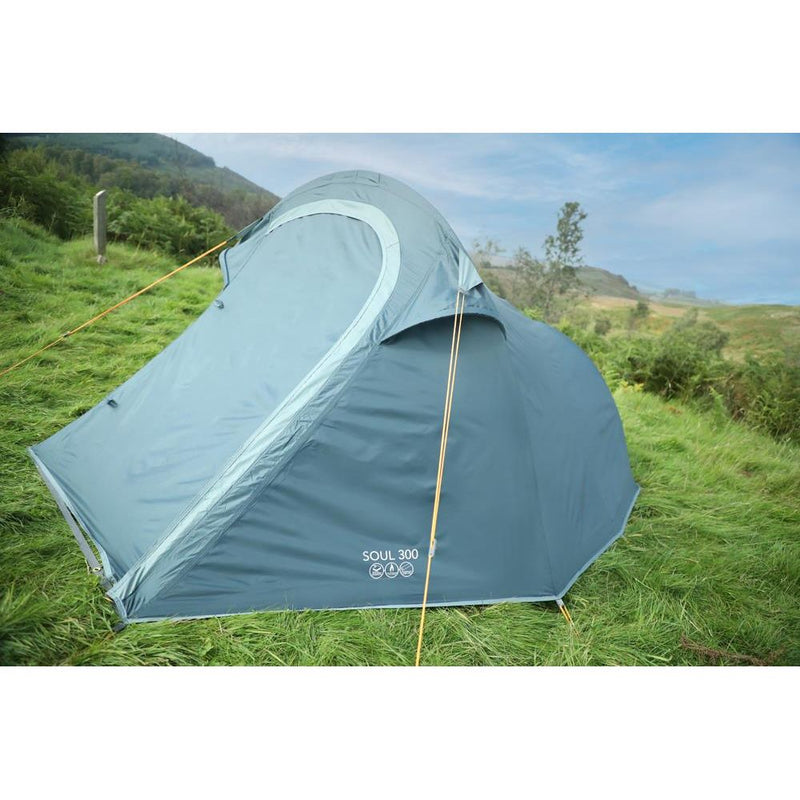 Vango Soul 300 Tent 3 Person Man Waterproof Outdoor Camping Hiking Festival Vango - Dynamic Drive