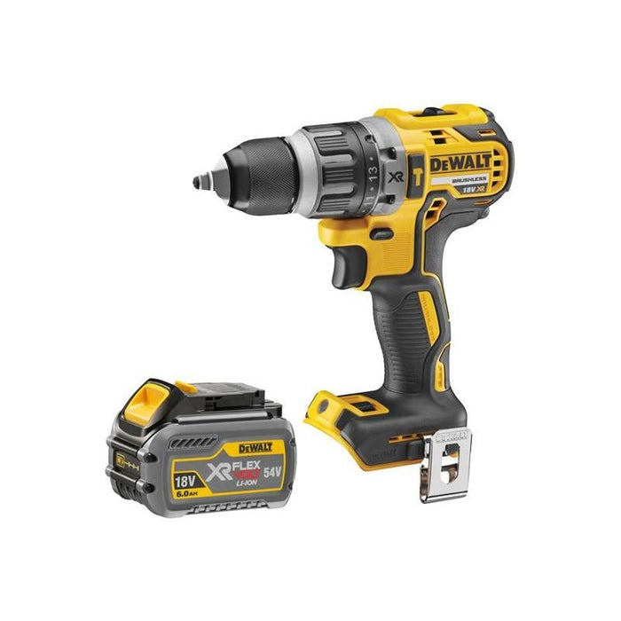 Dewalt Power Tools DCD796T1T Brushless Combi Drill 18V 1 x 6.0/2.0Ah FlexVolt Li-ion DeWALT Power Tools - Dynamic Drive