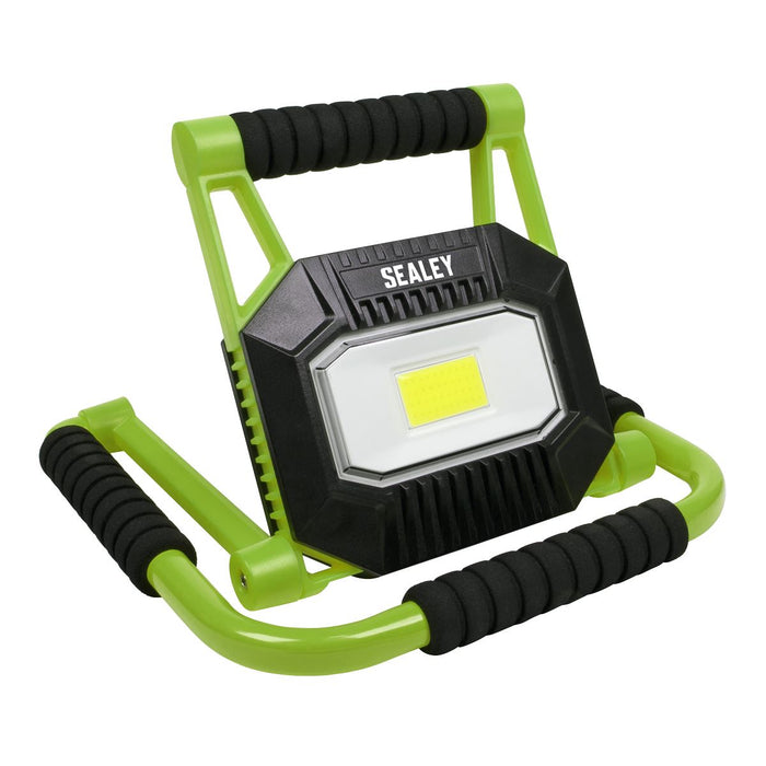 Sealey LEDFL20W Rechargeable Portable Fold Flat Floodlight 20W COB LED Sealey  - Dynamic Drive