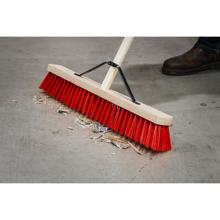 Sealey PVC Bristle Broom 24"(610mm) BM16P Sealey - Dynamic Drive