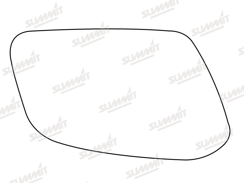 Summit Stick-On Standard Mirror Glass fits Citroen XM 94 on RHS Summit - Dynamic Drive