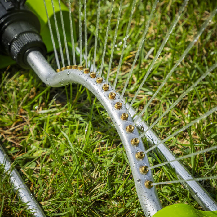 Sealey Oscillating Sprinkler - Brass Heads 17 Nozzle JS2122 Sealey - Dynamic Drive
