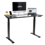 Dellonda Single Motor Adjustable-Height Electric Sit/Stand Desk - Black Desktop Dellonda - Dynamic Drive