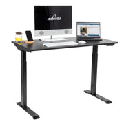 Dellonda Single Motor Adjustable-Height Electric Sit/Stand Desk - Black Desktop Dellonda - Dynamic Drive