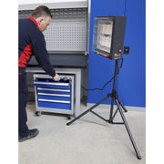 Sealey Ceramic Heater with Telescopic Tripod Stand 1.4/2.8kW 230V Sealey  - Dynamic Drive