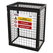 Sealey Safety Cage 2 x 19kg Gas Cylinders GCSC219 Sealey - Dynamic Drive