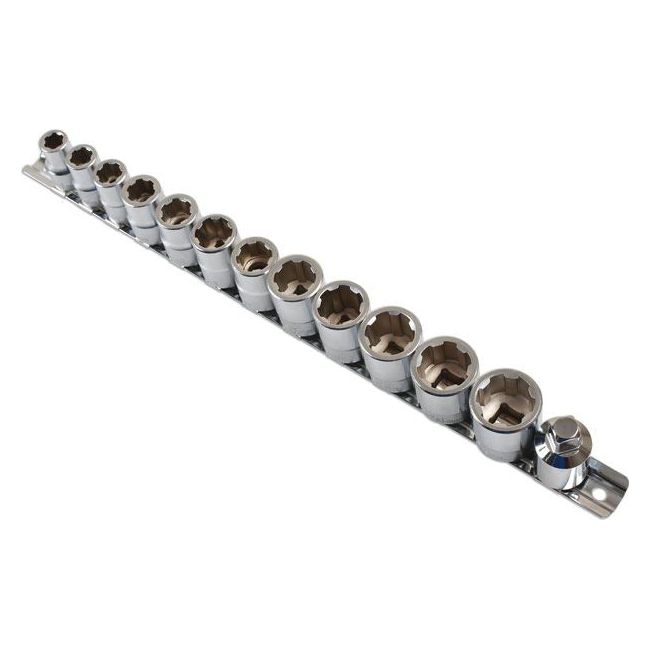 Laser Socket Set Damaged/Undamaged Nuts 3/8"D 13pc 6834 Laser - Dynamic Drive