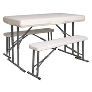 Sealey Portable Folding Table & Bench Set GL87 Sealey - Dynamic Drive