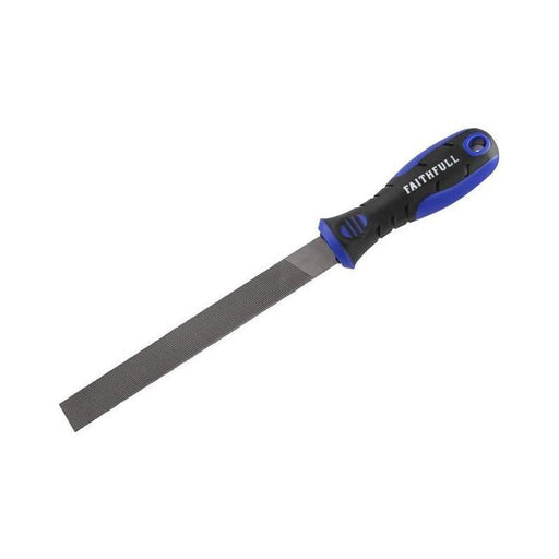 Faithfull Handled Hand Bastard Cut Engineers File 150mm (6in) Faithfull - Dynamic Drive