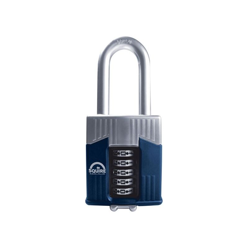 Squire Warrior High-Security Long Shackle Combination Padlock 65mm Squire - Dynamic Drive