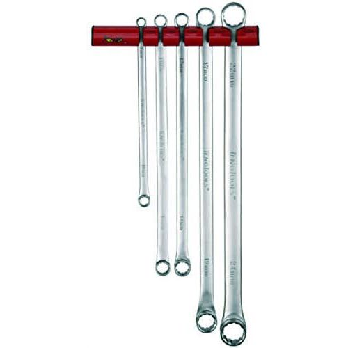Teng Tools Long Double Ring Spanner Set Wall Rack 5 Pieces Teng Tools - Dynamic Drive