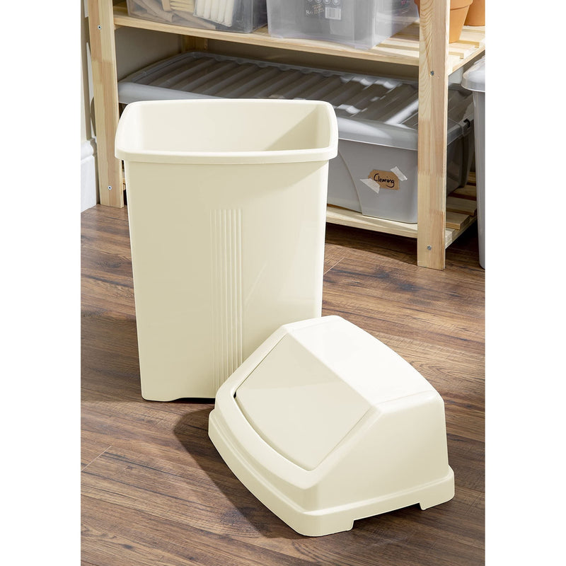 Casa 8L Swing Bin Cream 17007 Wham - Dynamic Drive