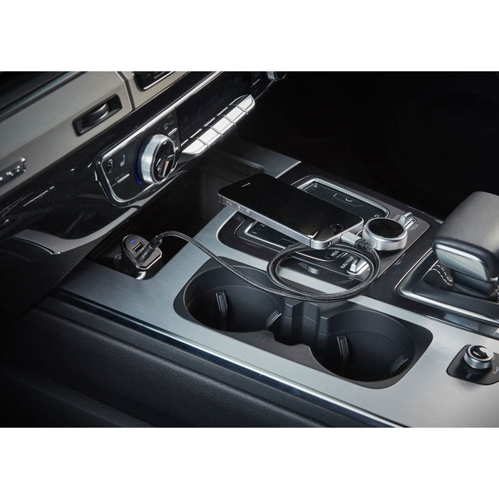 Ring Twin Port USB in-car charger Aux / Cigarette Lighter Socket High Power 2.5A Ring Automotive - Dynamic Drive
