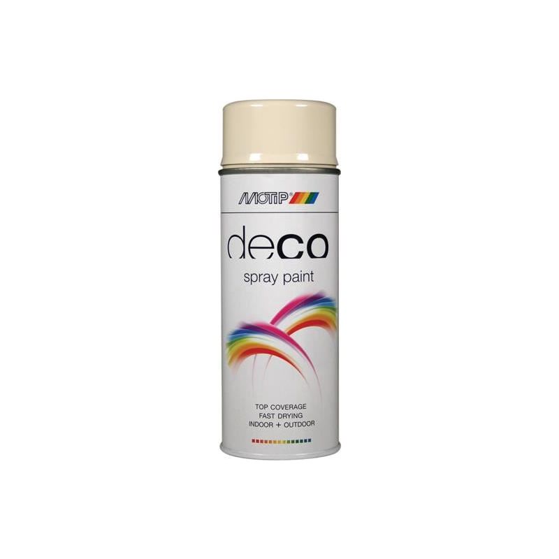 Motip® Deco Spray Paint High Gloss RAL 1013 Oyster White 400ml MOTIP® - Dynamic Drive