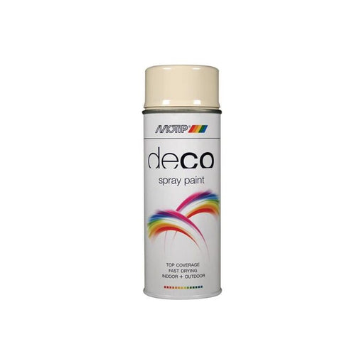Motip® Deco Spray Paint High Gloss RAL 1013 Oyster White 400ml MOTIP® - Dynamic Drive