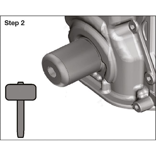 Laser Crankshaft Oil Seal Install Tool- for VW Group 1.2 TSI, TFSI Petrol 8256 Laser - Dynamic Drive