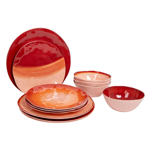 Bo-Camp Tableware Halo Melamine 12 Pieces Terra Bo-Camp - Dynamic Drive