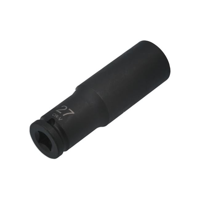 Laser Extra Deep Impact Socket 1/2"D 27mm 7771 Laser - Dynamic Drive