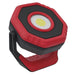 Sealey LED700PR Rechargeable Pocket Floodlight with Magnet 360° 7W COB LED - Red Sealey  - Dynamic Drive