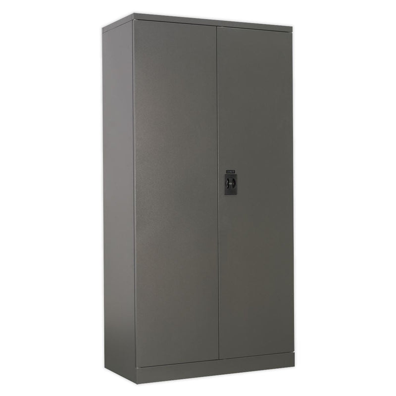 Sealey Floor Cabinet 4 Shelf plus Hanging Rail 2 Door SC02 Sealey - Dynamic Drive