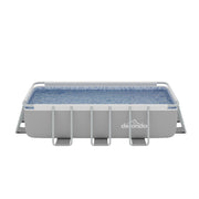 Dellonda Deluxe Steel Frame Swimming Pool with Filter Pump 13ft DL21 Dellonda - Dynamic Drive