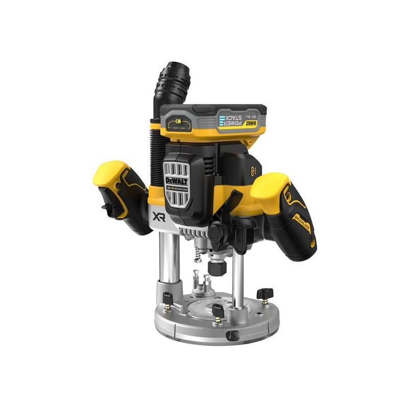 Dewalt Power Tools DCW620H2 1/2in Plunge Router 18V 2 x 5.0Ah POWERSTACK™ Li-ion DeWALT Power Tools - Dynamic Drive