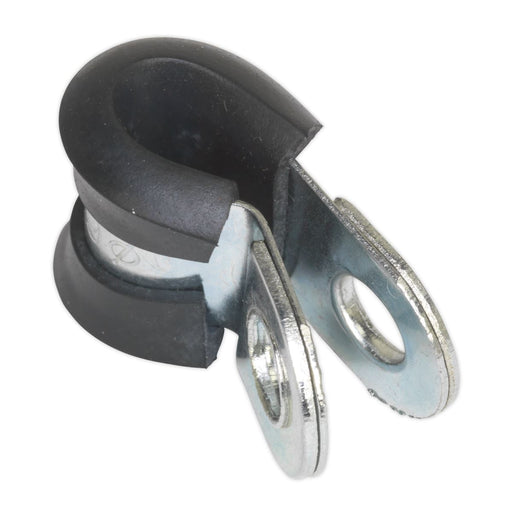 Sealey P-Clip Rubber Lined6mm Pack of 25 PCJ6 Sealey - Dynamic Drive