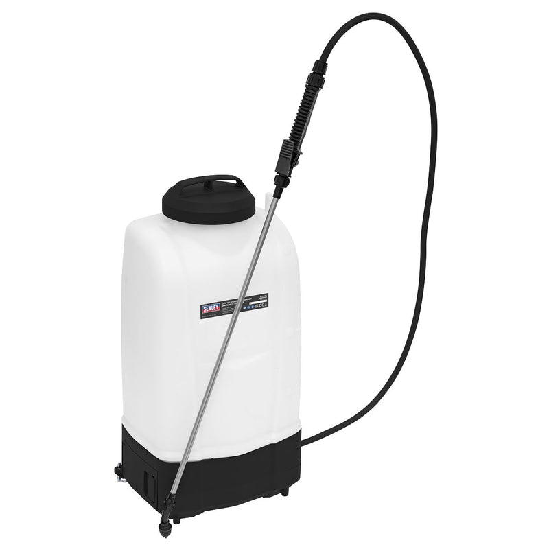 Sealey Cordless Garden Backpack Sprayer 20V SV20 Series 15L ï 2 Batteries Sealey - Dynamic Drive
