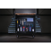 Draper BUNKER Multi-Functional Workbench Roller Tool Cabinet, 14 Drawer, 48", Gr Draper - Dynamic Drive