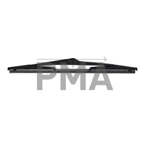 PMA Rear Plastic Wiper Blade 300mm PWR1007 PMA - Dynamic Drive