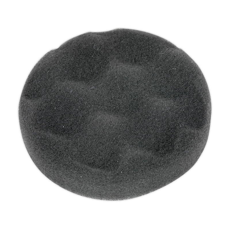Sealey Buffing & Polishing Foam Head Hook-and-Loop80 x 25mm Black/Soft Sealey - Dynamic Drive