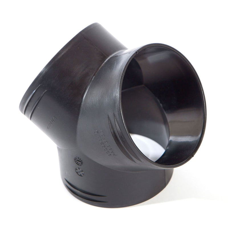 Whale Air Duct Fitting Equal 'Y' Piece 90mm x 90mm x 90mm Black Whale - Dynamic Drive