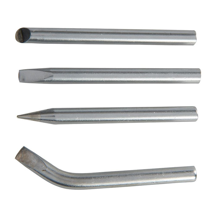 Silverline Soldering Iron Tips Set 4pce 100W Silverline - Dynamic Drive