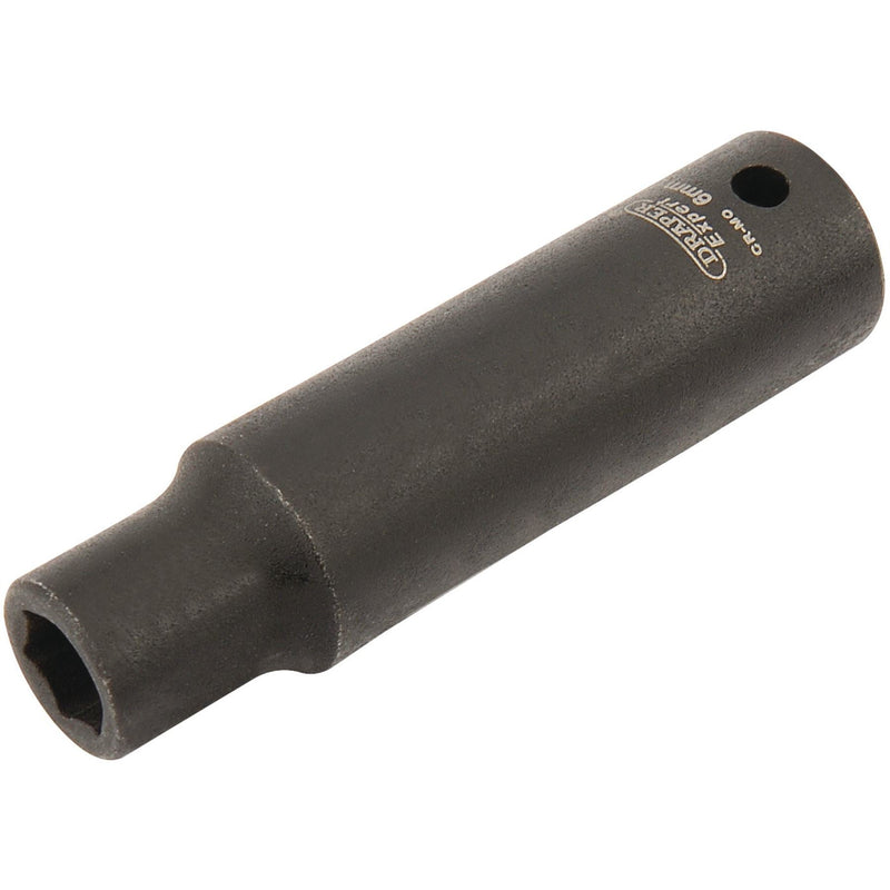 Draper Expert HI-TORQ 6 Point Deep Impact Socket, 1/4" Sq. Dr., 6mm Draper - Dynamic Drive