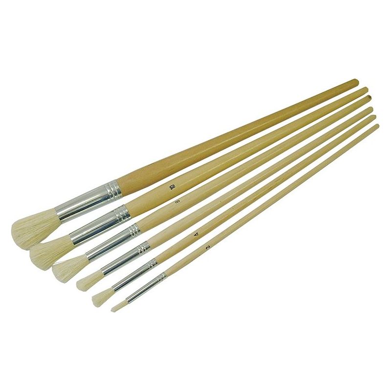 Faithfull Round Fitch Brush Set. 6 Piece Faithfull - Dynamic Drive