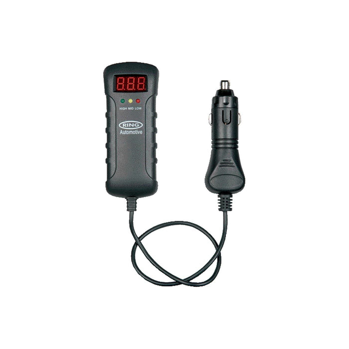 Ring Automotive RBA3 Voltmeter with DC Plug, 12/24 V Ring Automotive - Dynamic Drive