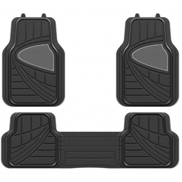 Streetwize Universal Rubber Mat Set - Luxury (With Full Cross Rear) - 4 Piece Streetwize  - Dynamic Drive